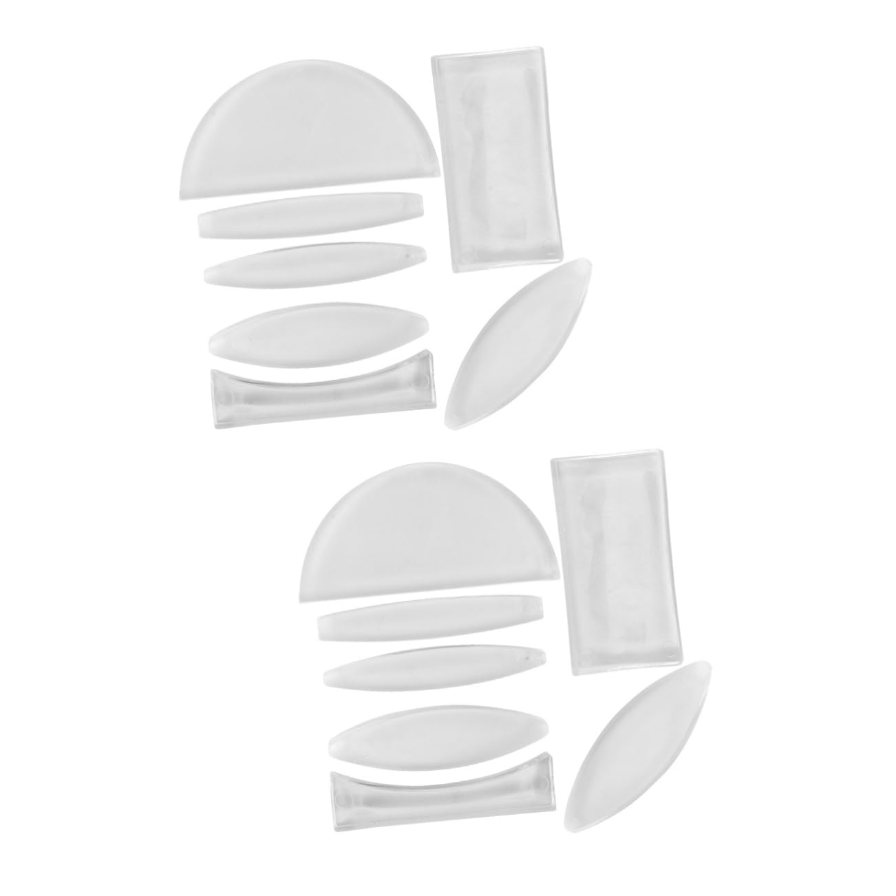 WOONEKY 14 Pcs Optical Lens Convex Concave Lens Optical Concave Lens Transparent Convex Lens Optical Convex Lens for Laboratory Optical Convex Lens for Teaching Physics Optics Lens Acrylic