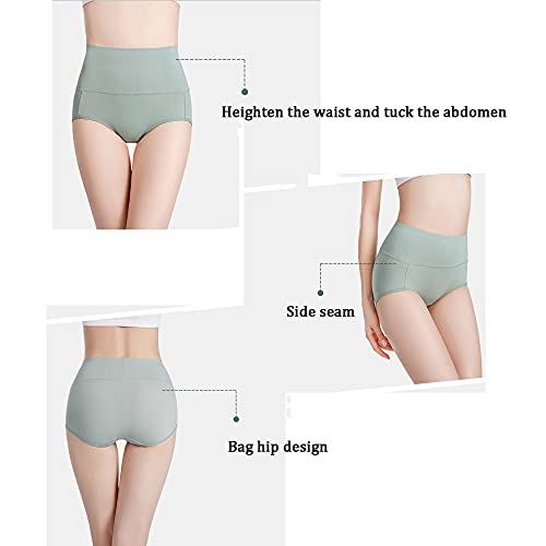 Culotte coton stretch doux WENJUN lot de 4 culottes gainantes légères contre les marques - 2