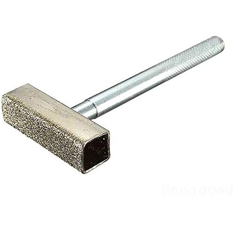 IKAAR Schleifscheibenabrichter Diamant Grinding Wheel Dresser Schleifscheibenabrichter Diamantschleifer, Diamantschleifscheibe Schleifscheibenschleifer Schleifscheiben-Abrichter 50 x 16 mm Cover