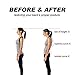 Hecmoks Posture Corrector Back Support Brace for Men and Women - Improves Posture, Prevents Slouching and Hunching, Reliefs Upper Back and Neck Pain - Adjustable and Comfortable with Underarm Pads