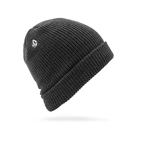 Volcom Men's Full Stone Beanie, Charcoal Heather, One Size #TOP1