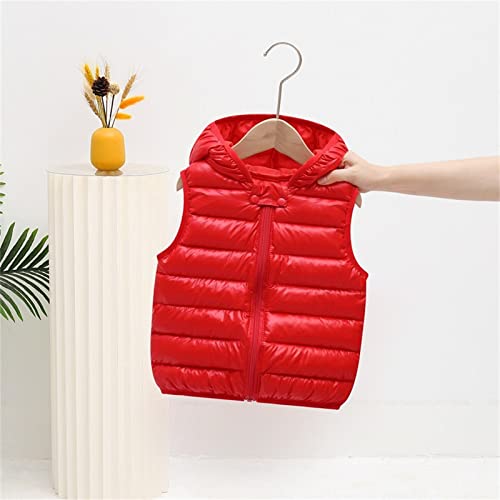 Infant Boys Girls Winter Padding Vest Jacket Toddler Kids Lightweight Solid Sleeveless Puffer Jacket Winter Warm Quilted Coat3