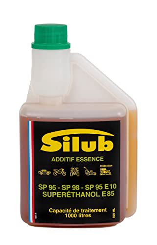 SILUB - Additif Essence SP 95, SP 98, SP 95-E10 - éthanol E85 : traite 1000L + Substitut Plomb (Entretien injecteurs, siège de soupape, carburateur)