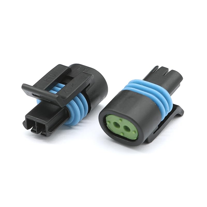 2Pin 12162193 Waterproof Automotive Connectors Housing 1.5mm Sensor Cable Harness Connector Additional Terminal KLOOKY