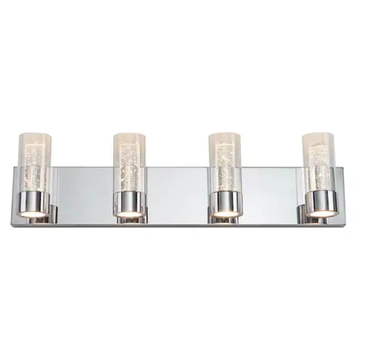 Photo 1 of Artika Essence 27 in 4-Light for Bath Chrome LED Modern Bath Vanity Light Bar