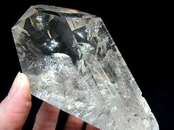 天然石　パワーストーン　ダブルファントム　レインボー入り Amazon.co.jp: レインボーファントムクォーツ 水晶 ポイント