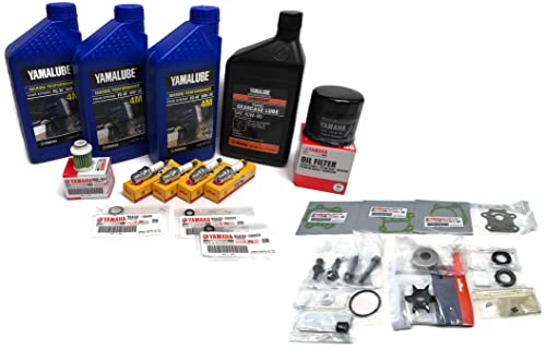 Pwc Parts Co Yamaha 2010+ F70 F70La Oil Change Lower Unit Gear Lube Gasket Fuel Filter Water Pump Rebuild Kit Maintenance Kit #TOP28