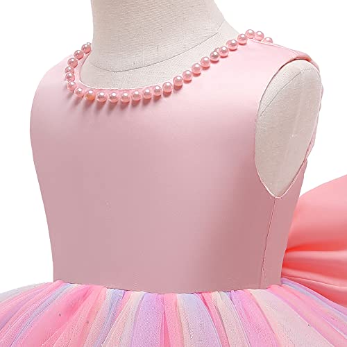 Lzh Baby Girl Dresses 12-18 Months, Christening Dresses For Baby Girl Party Dress,Baby Girls' Special Occasion Dress Shrimp Pink #TOP7