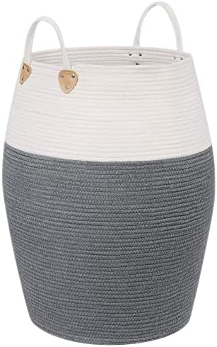 UBBCARE 4er Set Aufbewahrungskörbe - Baumwollseil Würfel 30,5cm Für Regale