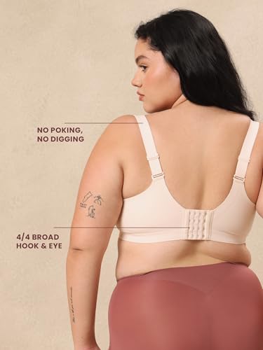 Image of Everyday Seamless T Shirt Bra for Women | Full Coverage,Wire-Free and Soft Padded Bra | Wide Straps Provides Gentle Lift and Support | Smart Airflow Reduce Underboob Sweat Perfect Cup Sizes A,B,C