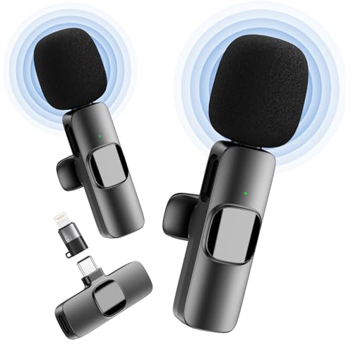 YRF Wireless Lavalier Microphone – Mini Mic for iPhone, Android, iPad, 65FT Range, Ideal for Recording, Streaming & Vlogging YRF Wireless Lavalier Microphone – Mini Mic for iPhone, Android, iPad, 65FT Range, Ideal for Recording, Streaming & Vlogging