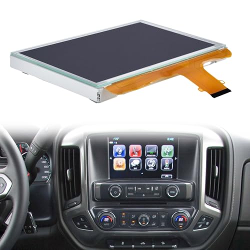 8 LCD Monitor Touch Screen Glass Digitizer Navigation Radio Replacement DJ080PA-01A Fit for 2015 2016 2017 2018 Chevy Silverado Suburban Tahoe/G-M-C Yukon Sierra