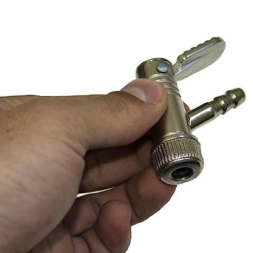 Kit 3 Bico Ar Encher Pneu Calibrador Com Trava Profissional