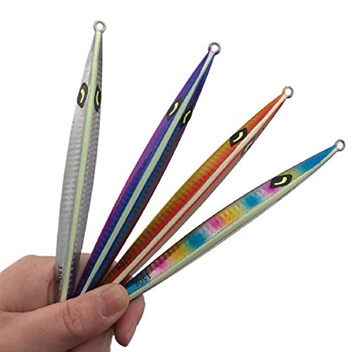 Isca falsa, 150/200/250/300 g isca falsa de peixe de metal biônico isca de pesca marítima acessórios