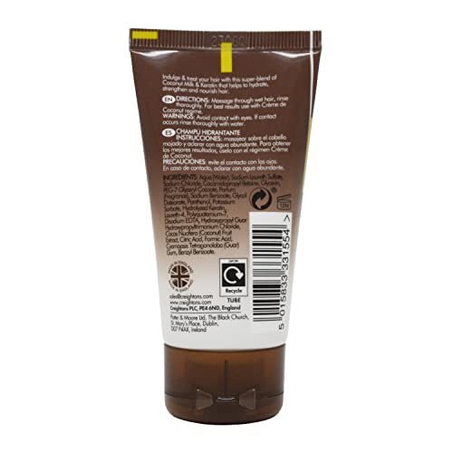 Creightons Crème De Coconut & Keratin Moisturising Shampoo (Travel Size Mini 50ml) - beautifully blended with Coconut Milk & Keratin. Hydrate, nourish & indulge. Creightons Crème De Coconut & Keratin Moisturising Shampoo (Travel Size Mini 50ml) - beautifully blended with Coconut Milk & Keratin. Hydrate, nourish & indulge.