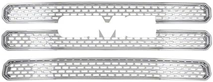Premium OEM Style Chrome Grille Overlay Insert for 2013-2016 GMC Acadia SL, SLE1, SLE2