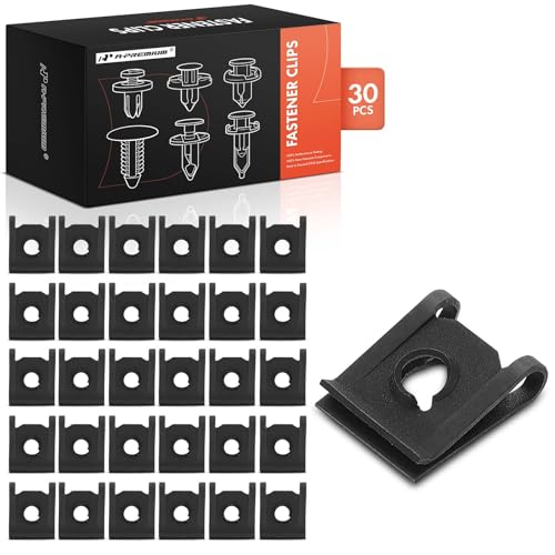 Clips de tuerca tipo U de resorte A-Premium, tuercas de sujeción para modelos GM, 30 uds