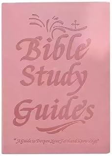 Bible Study Guide for Women, 66-Page Daily Devotional Journal with Scripture Summaries, Reflection Prompts, Spiritual Notebook (Pink)