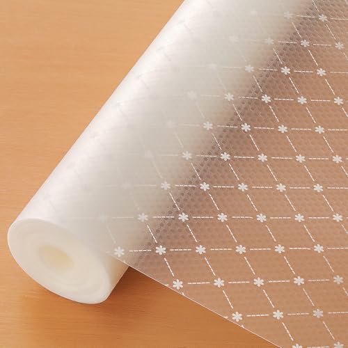 Cooyes Shelf Liner – Premium Non-Adhesive Cabinet & Drawer Liner for Kitchen – Waterproof Shelf Paper with Modern Pattern – Durable EVA Cabinet Mat – Easy to Cut （11.8" W x 120" L）