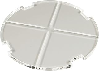 LITKO Notched Circle Tank Base | Compatible with Star Wars: Legion | 120mm | LAAT-le | 6mm Clear Acrylic