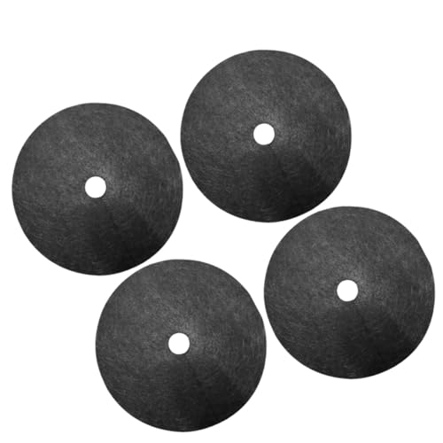 OSALADI Telo di Controllo per Giardino Traspirante 10 Pezzi 32 CM Copertura Terreno per Coltivazioni e Serra Foro 4 CM per Diserbo e Paesaggistica