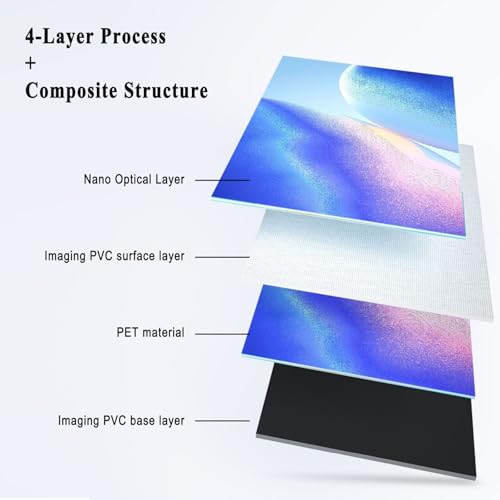 Pantalla de Proyector Manual 72" 16:9 Negra miniatura 5