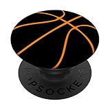 Basketball Fan Sportler Geschenk für Basketballspieler PopSockets PopGrip: Ausziehbarer Sockel und Griff für Handys/Tablets mit Tauschbarem Top