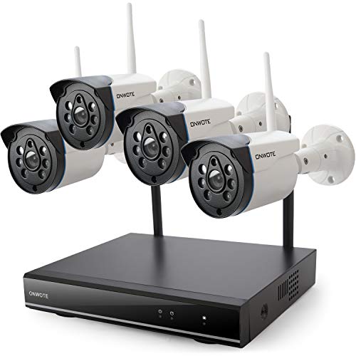 【Expandable 8CH, Audio】 ONWOTE 1080P Wireless WiFi Security Camera System Outdoor, 8 Channel