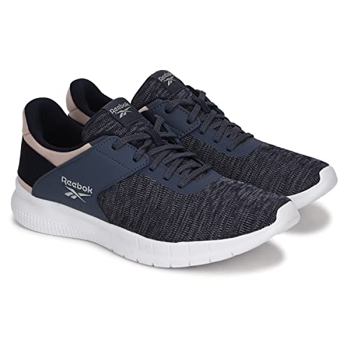 Image of Reebok Men Genesis Runner Running Shoes Smoky Indigo - Vector Navy - Soft Ecru 11
