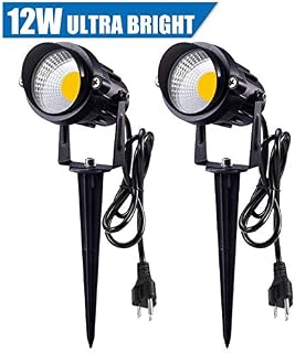 SUNVIE Outdoor Landscape LED Lighting 12W Waterproof Graden Lights COB Led Spotlights