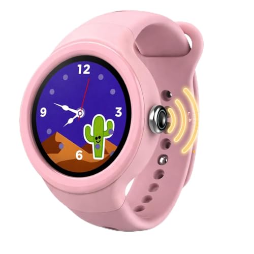 Montre Enfant Fille, Montre éducative, Montre Parlante – Apprendre l’Heure Facilement – Jeux éducatifs – Alarmes routines – Keylearn Watch