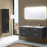 MOBILE SOSPESO DOPPIO LAVABO 120 CENTIMETRI PER BAGNO  Per arredare un bagno dal design moderno le caratteristiche fondamentali necessarie sono due: semplicità e funzionalità. Il mobile per bagno con lavabo a doppia vasca della linea Boston li racchiude entrambi. Il design di questa serie è molto semplice definito da linee pulite. Il mobi.