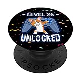 Photo Gallery livello 26 sbloccato - divertente dabbing corgi gamer 26° compleanno popsockets popgrip intercambiabile Photo Gallery livello 26 sbloccato - divertente dabbing corgi gamer 26° compleanno popsockets popgrip intercambiabile