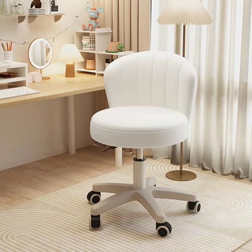 Alucks オフィスチェア PUレザー丸椅子