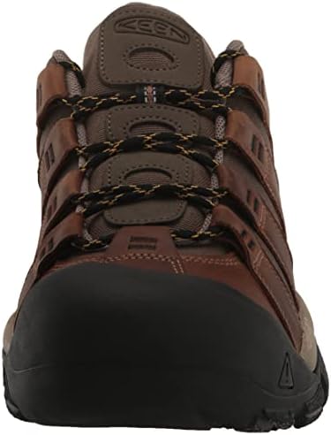 KEEN Men's Newport Durable Breathable Low Height Hiking Shoes, Toasted Coconut/Old Gold, 10 | Image 1