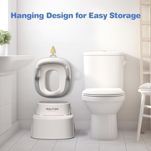 Maliton TSSTS-001 Baby Potty Training Seat With Step Stool, Toddler Toilet Seat thumb #5