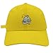 JPAK Angler Fish Dad Hat Embroidered Baseball Cap Funny Yellow