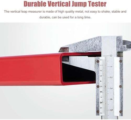 Adjustable Height Vertical Jump Tester Wall Mounted 2.29 ft - Professional Measuring Tool for Kids, Adults & Youth Fitness Training, Jump Performance Assessment