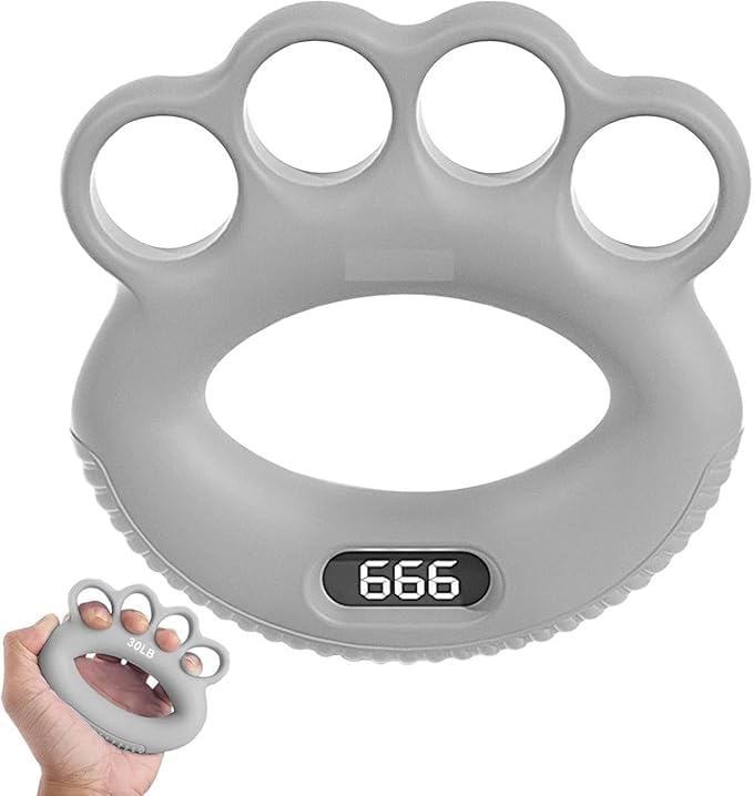 RP MALL Hand Grip Strengthening With Counter Adjustable Finger and Hand Exerciser Palm Gripper Hand for Carpal Tunnel Silicone Stress Relief Balls Physical Trainers For Arthritis,Sports Training (B0D9P5G38J) Amazon Price History, Amazon Price Tracker