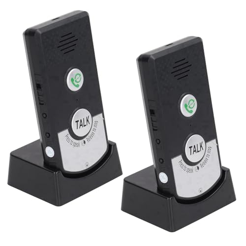 Unidades de Timbre de Intercomunicador de Voz de 2 Vías Unidad de de Timbre de Intercomunicador Impermeable con Luz Indicadora para la Oficina del Hospital en Casa