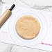 Measurik Extra Large Silicone Pastry Mat - Non-Stick 16''(W)24''(L) Silicone Baking Mat with Temperature and Measurement Table, Reusable Baking Oven Liner Sheet Food Grade and BPA Free