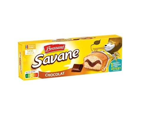 BROSSARD - Savane Pocket Chocolade X7, 210 g, 4 stuks, verkocht per set