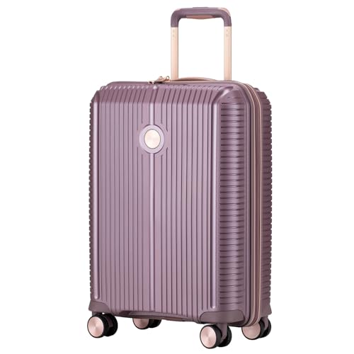 Verage Carry On Luggage With Spinner Wheels, Expandable Hardshell Spinner Suitcase for Travel, TSA Approved (Carry-On 20-Inch, Purple)