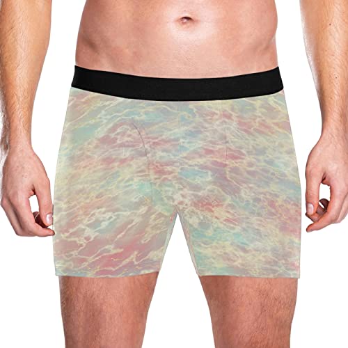 Bóxer para hombre Vnurnrn con acabado ultrasuave y diseño piedra rosa jaspeada 2