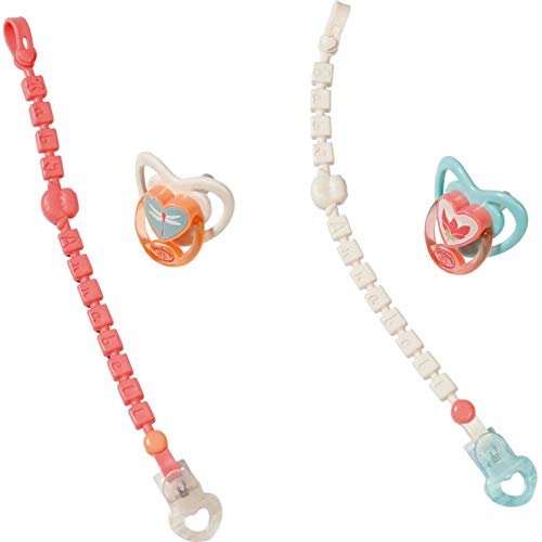 Zapf Creation 703021 Baby Annabell Schnuller mit Clip Puppenzubehör, 1 Stück - Farbe nach Vorrat