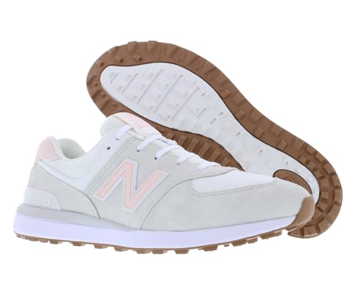 New Balance New Balance 574 Greens V2 Womens Shoes Size 10, Color: Dove/Pink