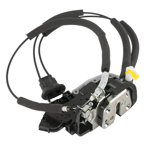 Image of Front Left Driver Side Door Lock Actuator Motor with Cable - Compatible for Nissan Quest 3.5L V6 - Gas 2011-2017 [LE, S, SL, SV, Platinum] - Replace Part 80501-1JA0A