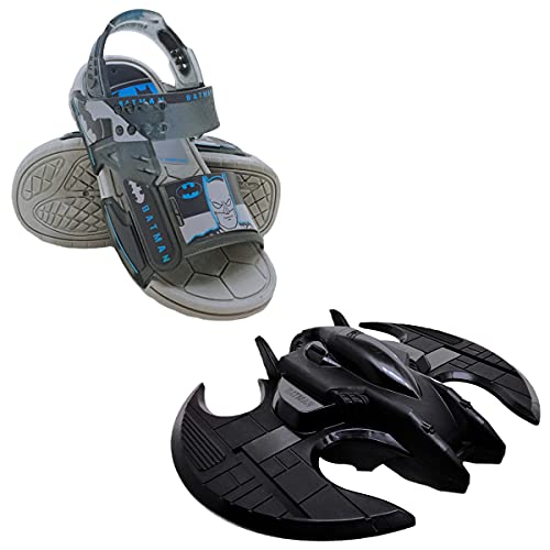 Sandália Infantil Grendene Batman Batwing Cinza/Azul 23