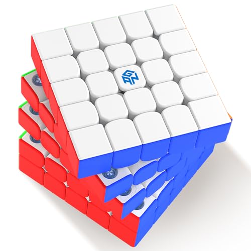 GAN562 M 5x5 Speed Cube, Cubo Magico Magnetico, Struttura a Doppio Strato Anti-Pop per Bambini, Adolescenti e Adulti per Allenamento, Competizioni, Regali di...