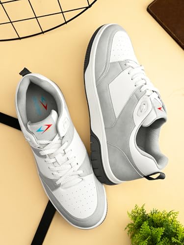 Image of Cruiser Sneaker for Men | Lightweight & Comfortable | Stylish Lace-Up Casual Footwear with Cushioned Insole | Perfect for Versatile Outfits (2640)